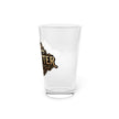 Pipefitter 16oz Pint Glass — Rustic Tradesman Beer Glass - DCA0164