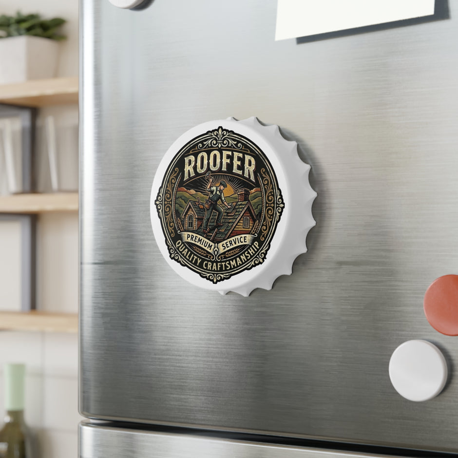 Roofer Bottle Opener – Vintage Roofing Craftsman Design - Roofer - DCA0180
