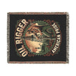 Oil Rigger Woven Blanket — Vintage American Pride Throw