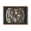 Iron Worker Woven Blanket – American Strong Patriotic Throw