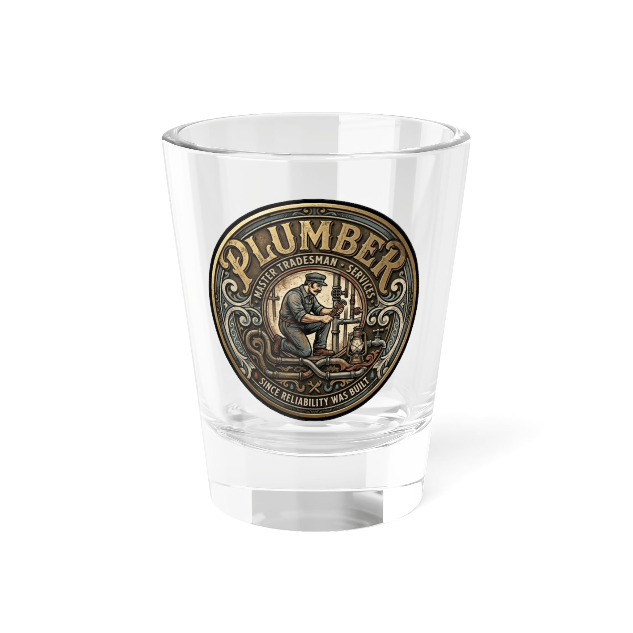 Plumber Service & Repair 1.5oz Shot Glass - DCA0158