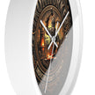 Ironworker Wall Clock — Vintage Industrial Forge Design (Industry • Craft • Strength) - DCA0388