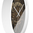 Carpenter Wall Clock — Vintage Woodworking Sign Clock for Workshop & Home - DCA384