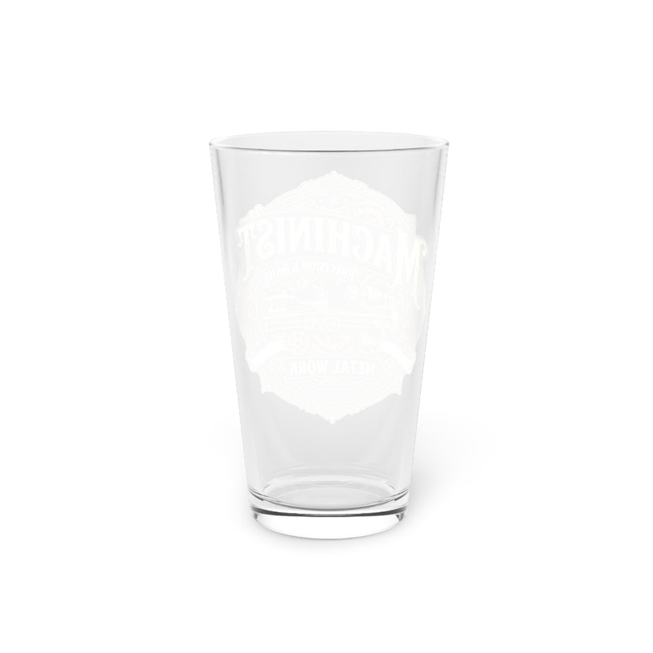 Machinist Pint Glass — 16oz Beer Glass - DCA0408