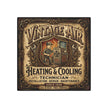 HVAC Technician - Vintage Air Heating & Cooling Metal Sign — Technician Retro Metal Wall Art - DCA0432