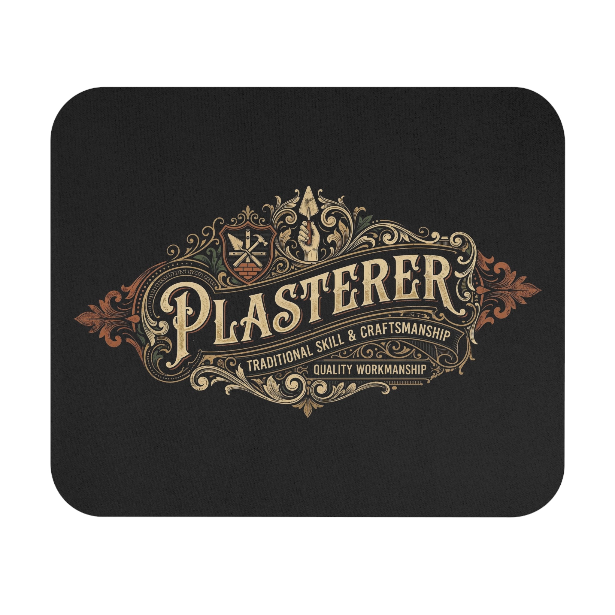 Plasterer Vintage Badge Mouse Pad — DCA0311