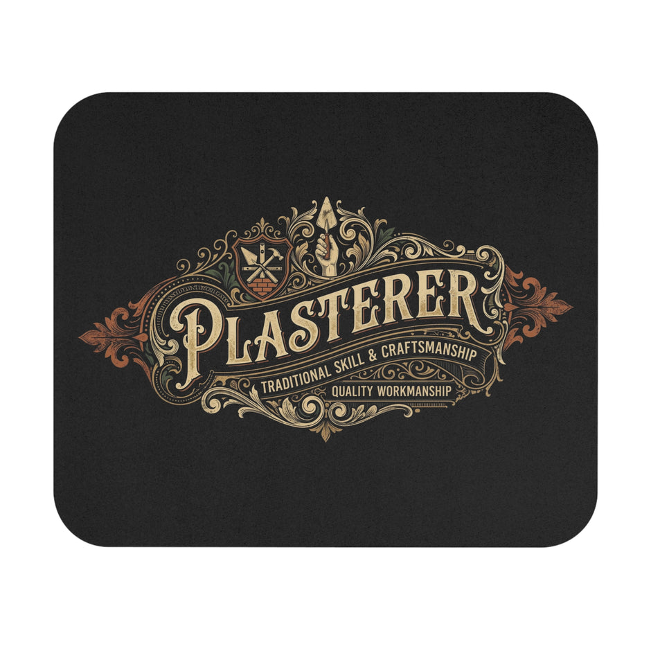 Plasterer Vintage Badge Mouse Pad — DCA0311