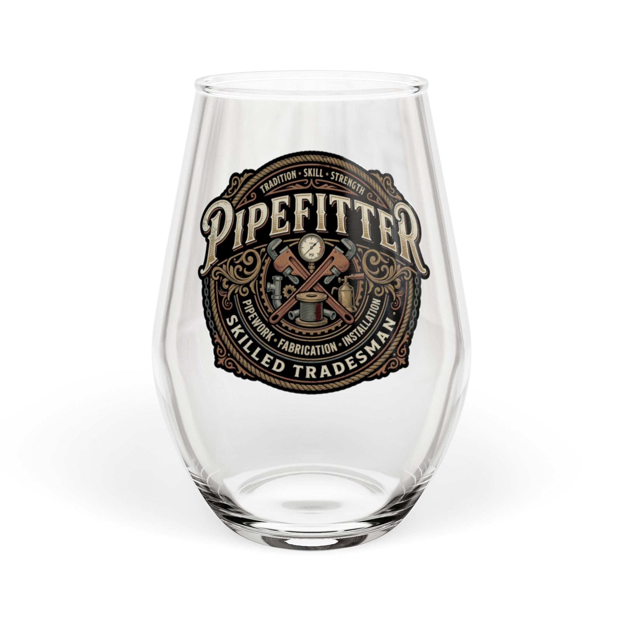 Pipefitter Stemless Wine Glass – 11.75 oz - DCA0345