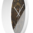 Millwright Vintage Industrial Wall Clock — Steampunk Workshop Decor - DCA0392