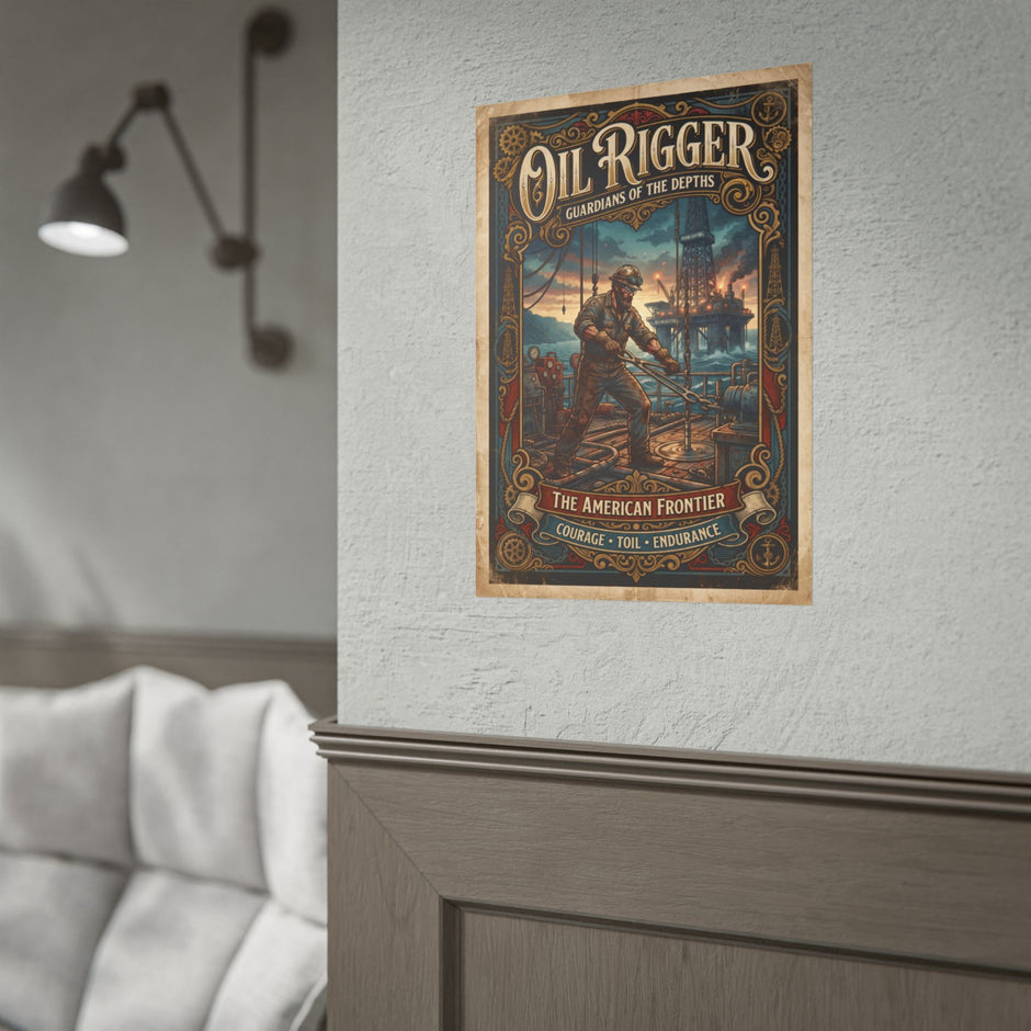 Oil Rigger Poster – 
