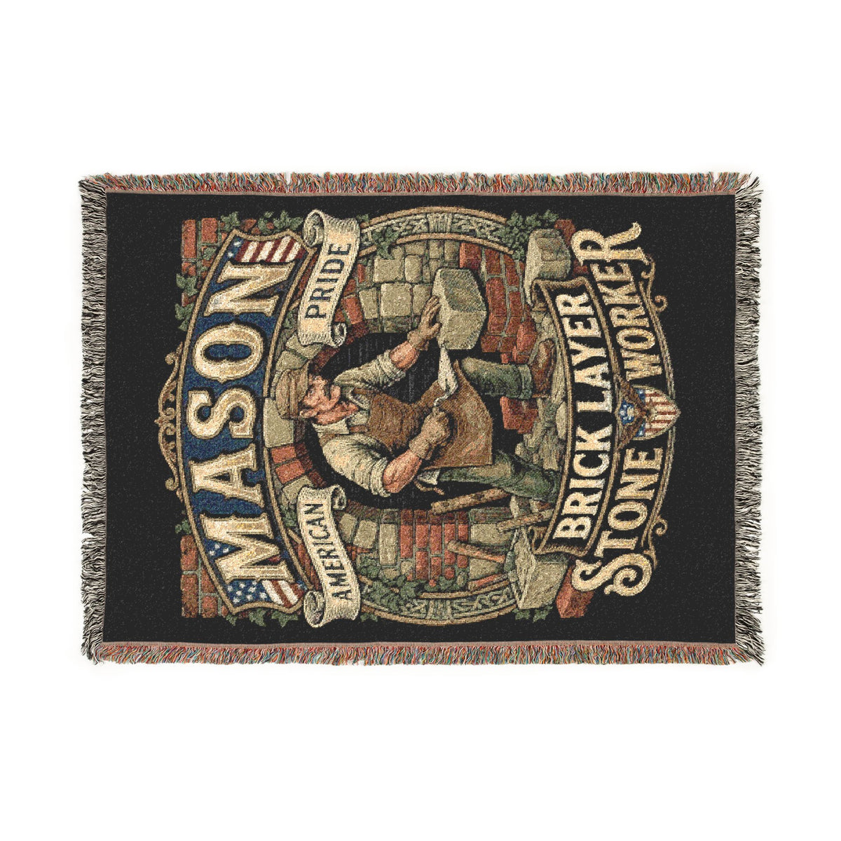 Mason Throw Blanket — Vintage Woven Blanket