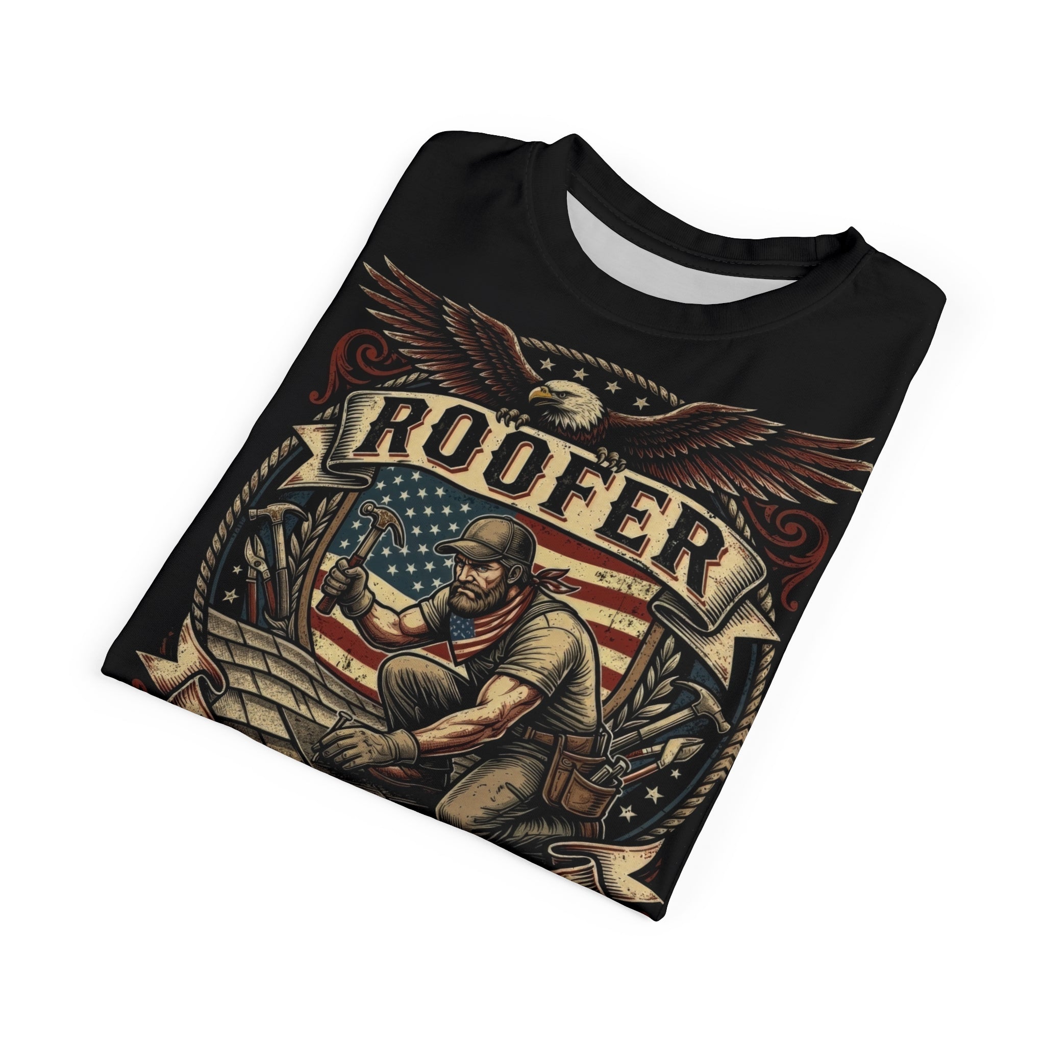 Roofer - American Pride - Roofer - Men's Shirt - DCA0254