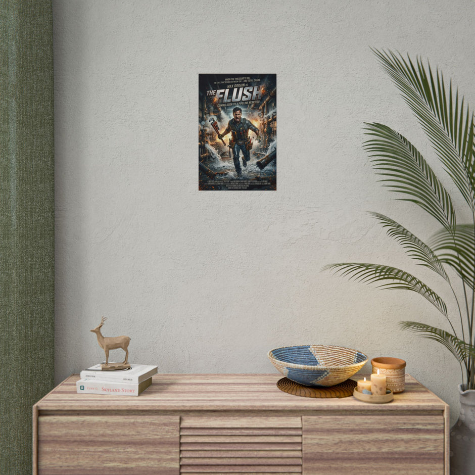 Plumber - The Flush — Plumber Action Movie Rolled Poster - DCA0474