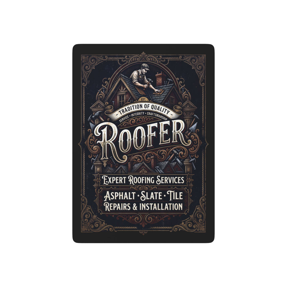 Roofer Poker Playing Cards — DCA0363