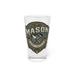 Mason 16oz Pint Glass — Vintage Tradesman Beer Glass - DCA0185