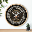 Steel Worker Wall Clock — Vintage Industrial Forge Clock - DCA0400