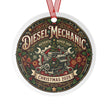 Diesel Mechanic Christmas 2026 Metal Ornament - DCA0453