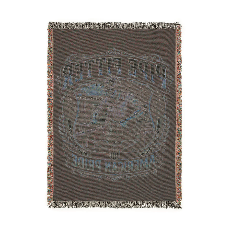 Pipe Fitter Woven Blanket — American Pride Throw