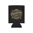Carpenter Can Cooler — Retro Woodworking Logo Beverage Insulator - DCA0286