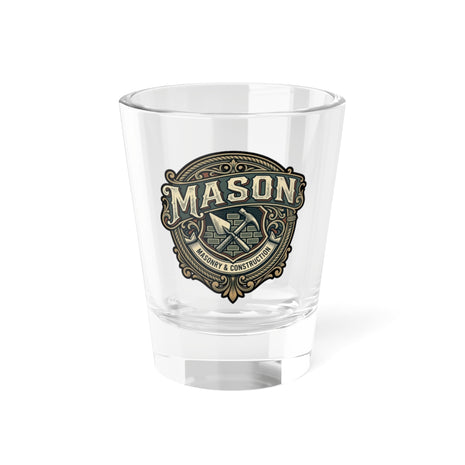 Mason Vintage Crest Shot Glass —  1.5oz - DCA0186