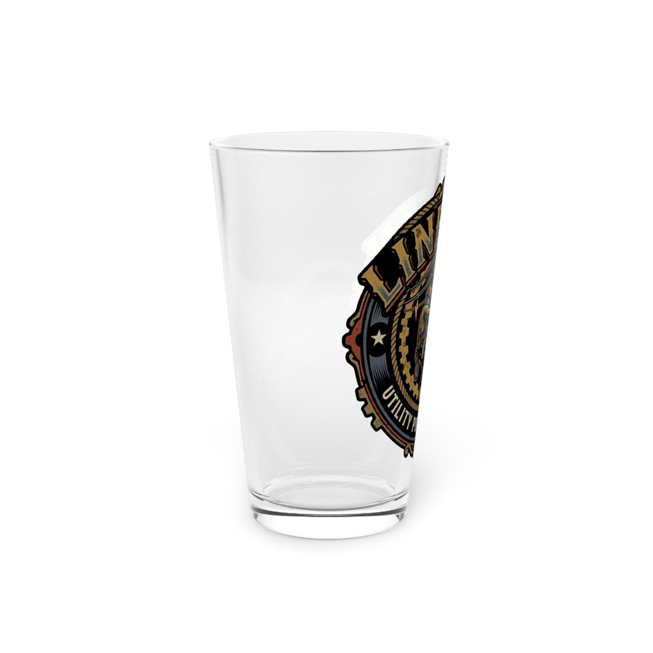 Linemen Utility Power Workers 16oz Pint Glass - DCA0149