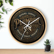 Plumber Vintage Emblem Wall Clock — Repairs • Service • Emergency - DCA0398