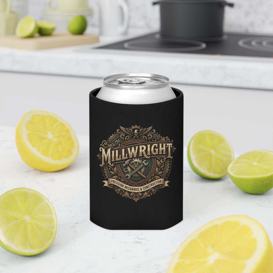 Millwright Vintage Emblem Can Cooler — DCA0295