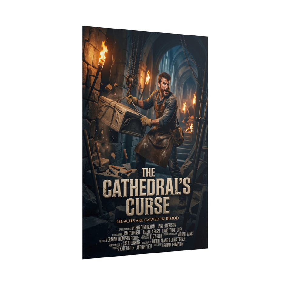 Mason - Rolled Poster — The Cathedral's Curse (Mason-Themed Movie Art) - DCA0468