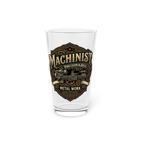 Machinist Pint Glass — 16oz Beer Glass - DCA0408