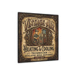 HVAC Technician - Vintage Air Heating & Cooling Metal Sign — Technician Retro Metal Wall Art - DCA0432