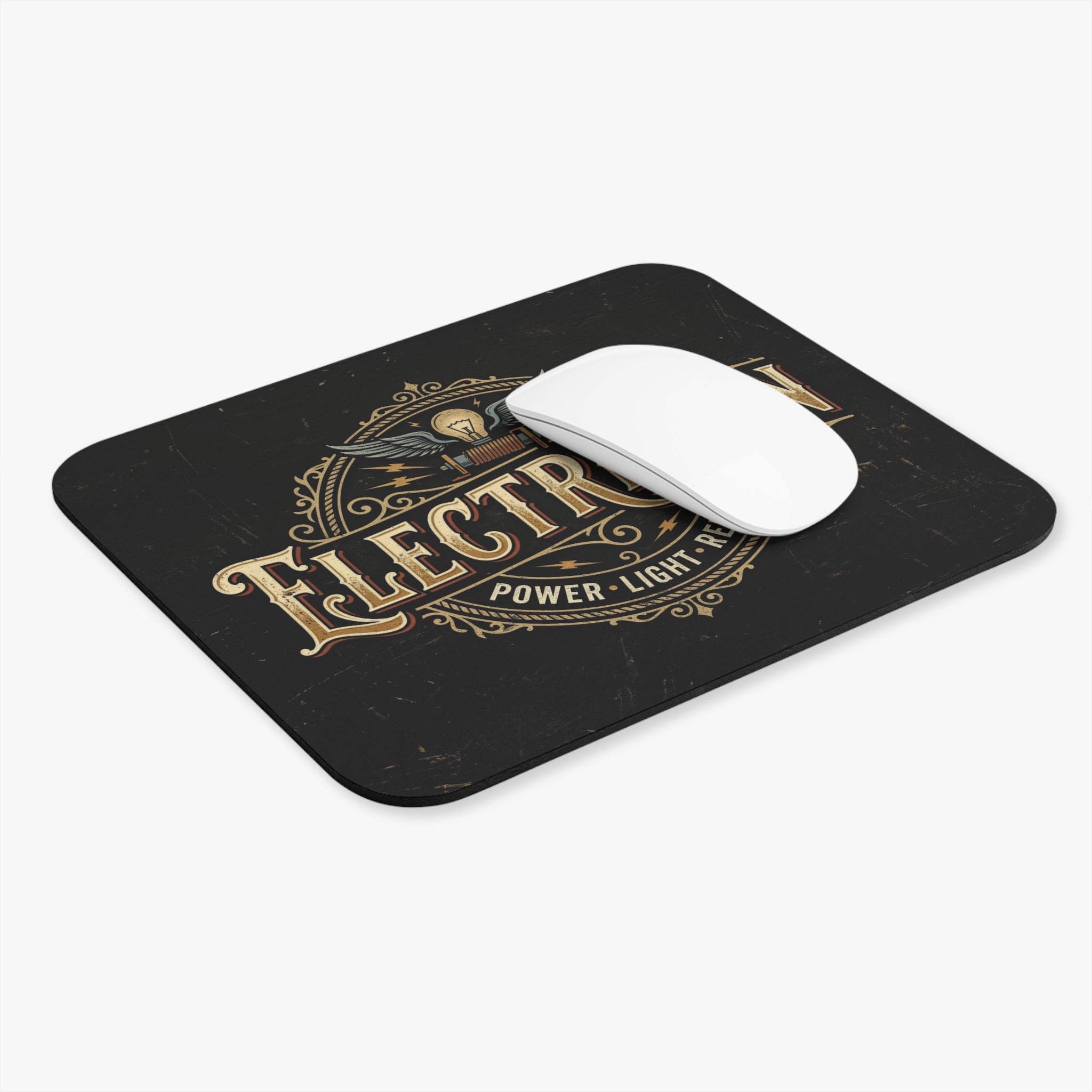 Electrician Mouse Pad — Vintage Power • Light • Repair Mouse Pad - DCA0305