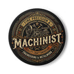 Machinist Ceramic Coaster — Vintage Engineering & Metalwork Design - DCA0412