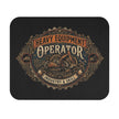 Heavy Equipment Operator Mouse Pad — Vintage Excavator Design - DCA0276