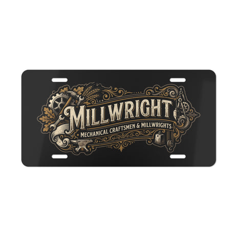 Millwright Vintage Metal Vanity Plate — DCA0323