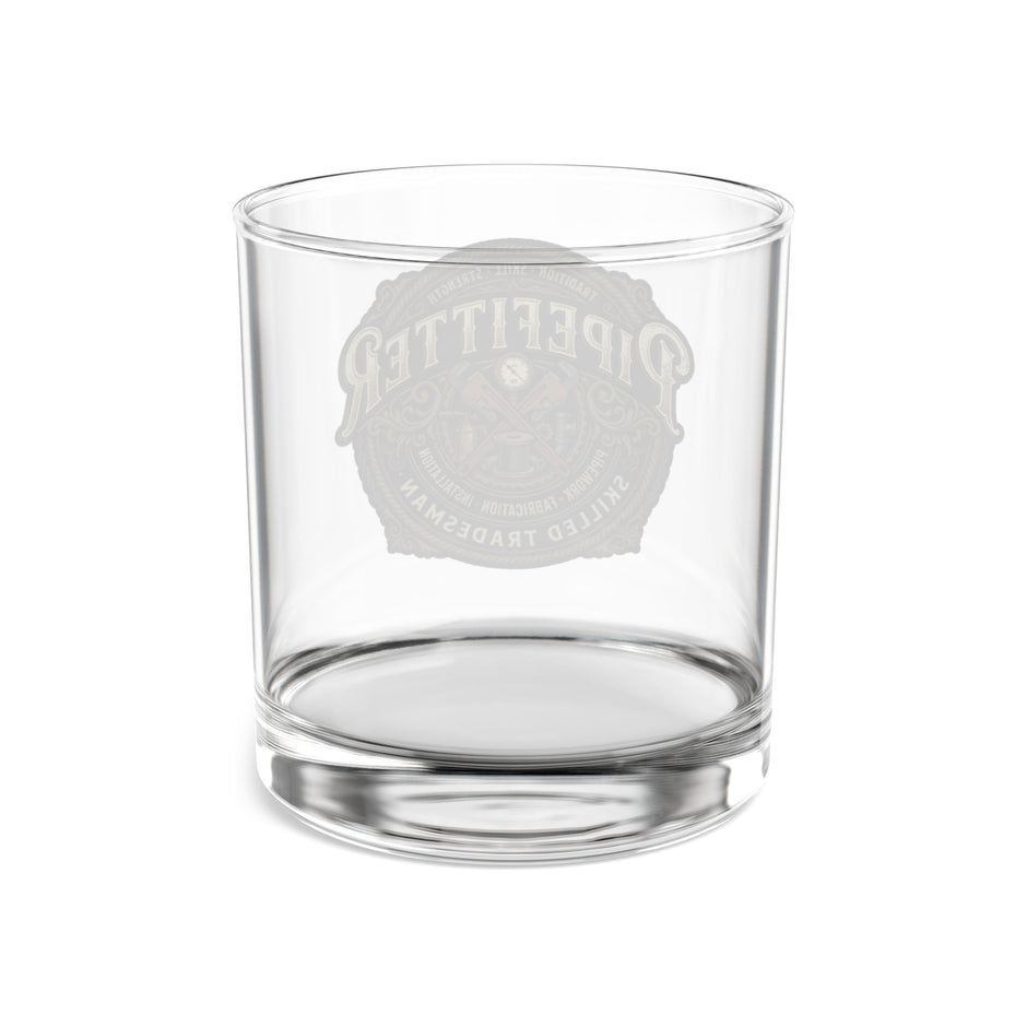 Pipefitter Rocks Glass – 10 oz Skilled Tradesman Whiskey Glass - DCA206