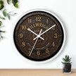 Millwright Vintage Industrial Wall Clock — Steampunk Workshop Decor - DCA0392