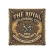 Plumbing - The Royal Plumbing Co. Vintage Metal Sign — Retro Plumbing Wall Art - DCA0443