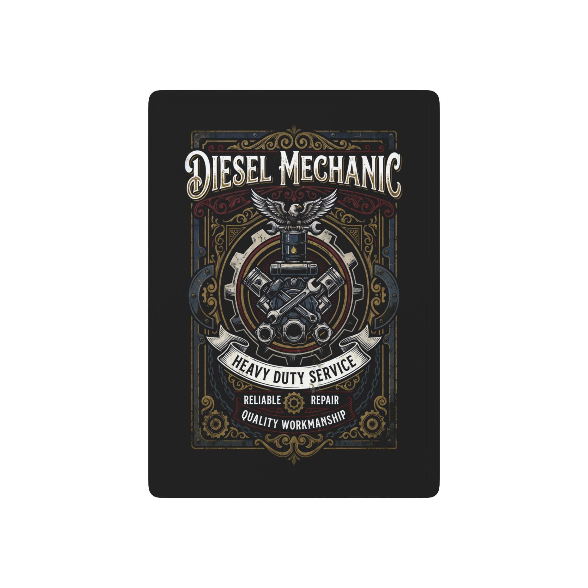 Diesel Mechanic Poker Playing Cards — DCA0366
