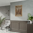 Mason Bricklayer Rolled Poster — Vintage Stoneworker Print - DCA0373