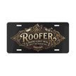 Roofer Vintage Crest Vanity License Plate - DCA0330