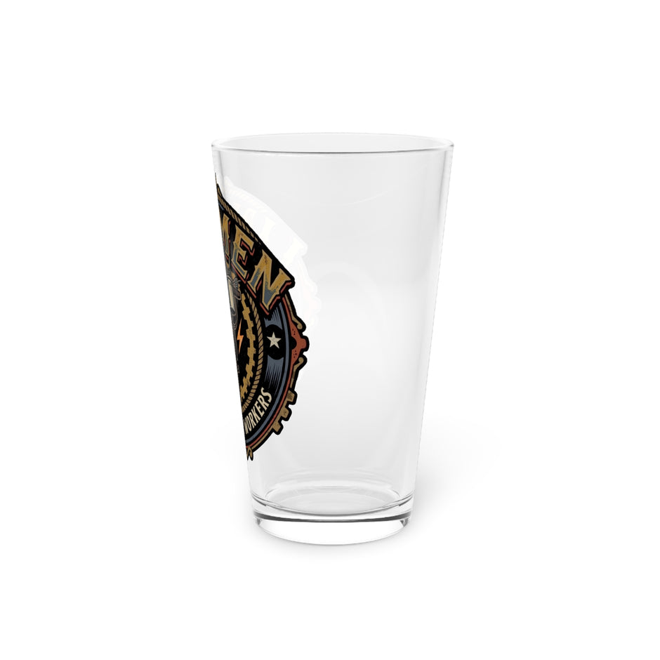 Linemen Utility Power Workers 16oz Pint Glass - DCA0149
