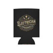 Electrician Can Cooler – Vintage Tradesman Logo Beverage Koozie - DCA0287