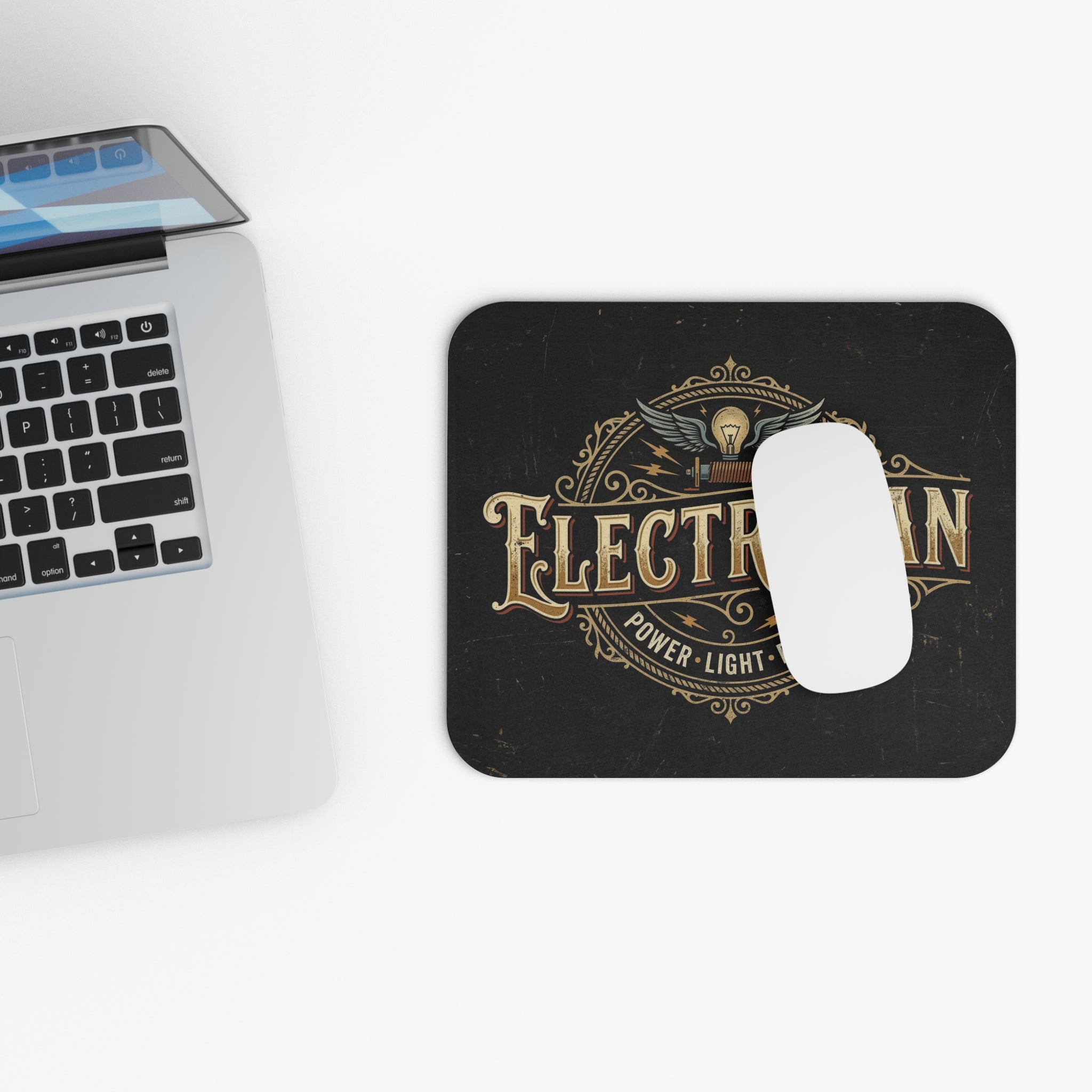 Electrician Mouse Pad — Vintage Power • Light • Repair Mouse Pad - DCA0305