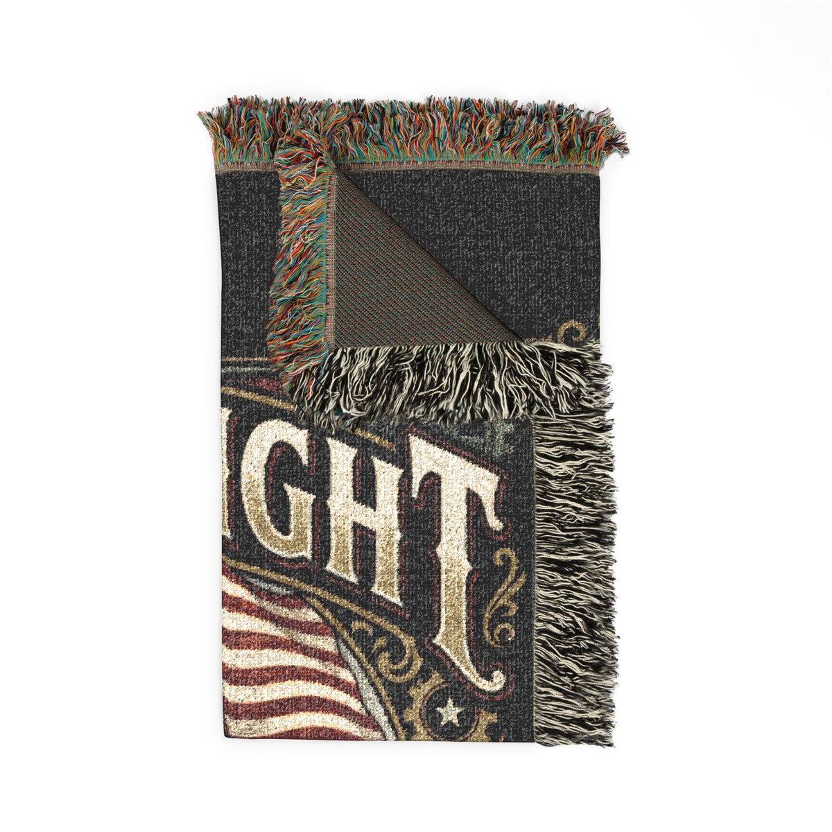 Millwright Woven Blanket — Vintage Emblem American Pride Throw