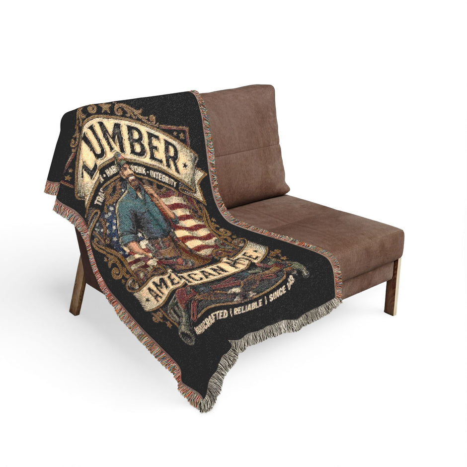 Plumber American Pride Woven Blanket