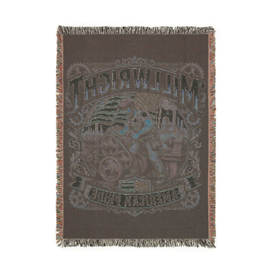 Millwright Woven Blanket — Vintage Emblem American Pride Throw