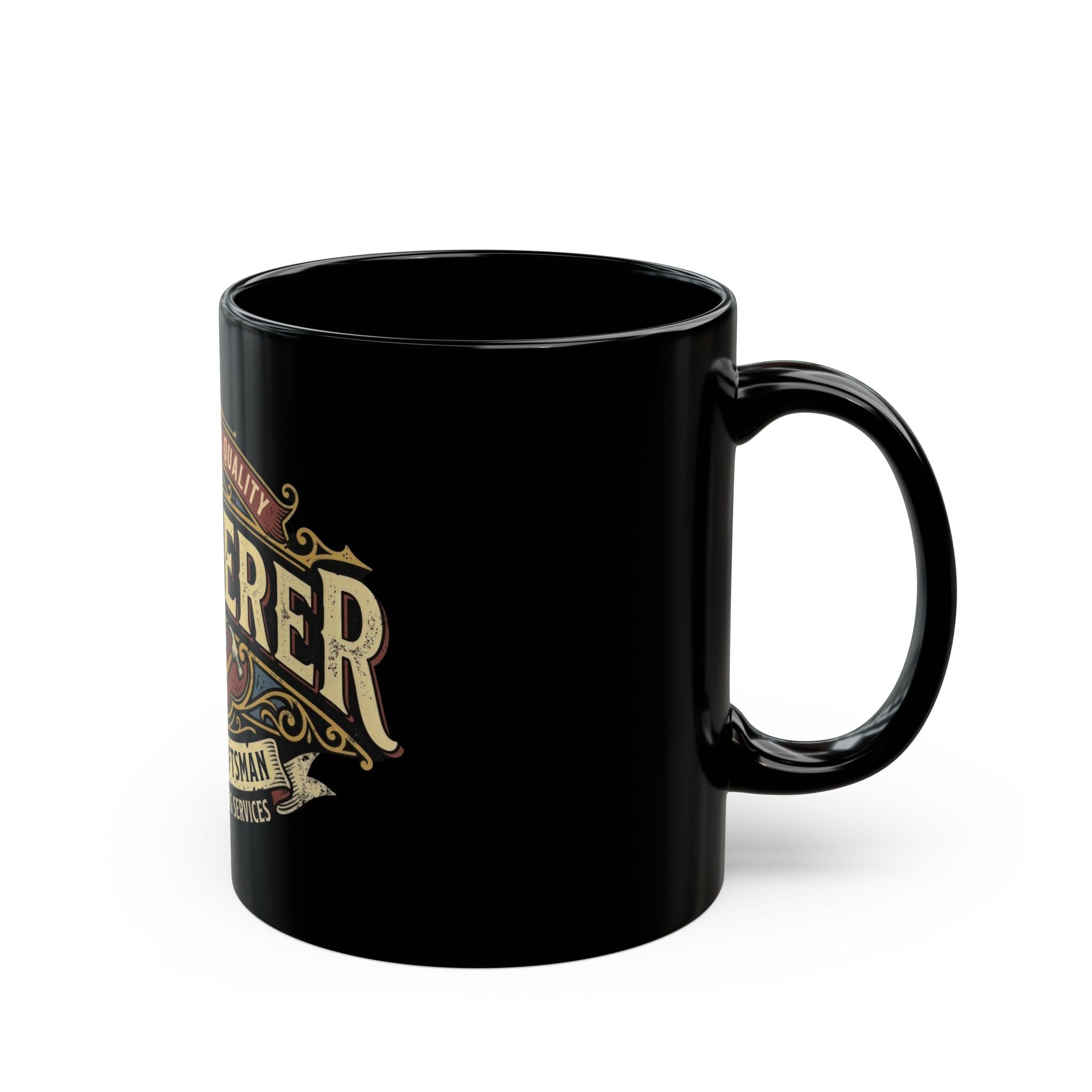 Plasterer Master Craftsman Mug — Traditional Quality Plastering Services Coffee Cup - DCA0283