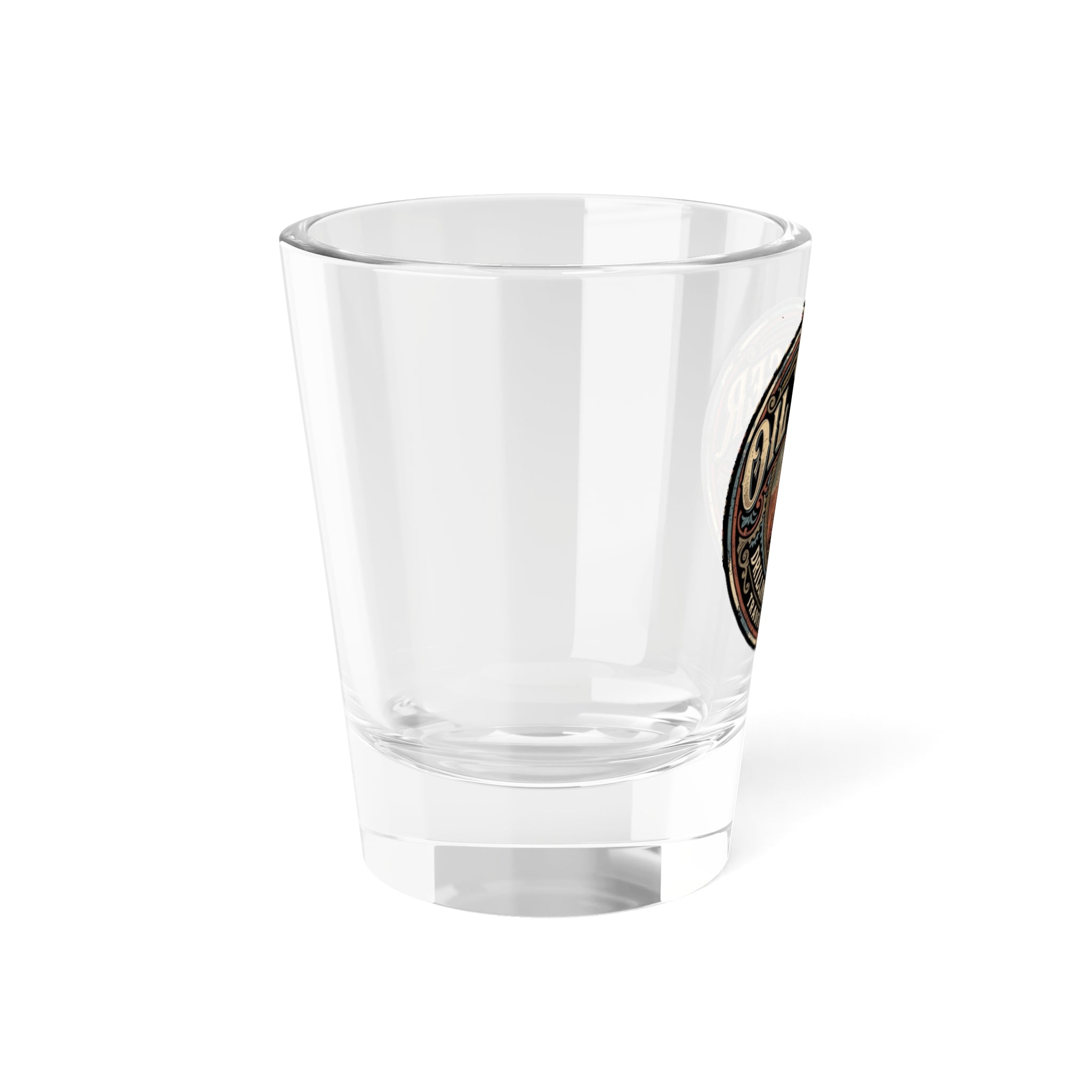 Oil Rigger Shot Glass - 1.5oz Vintage Oil Rig Logo Shooter - Oil Rigger - DCA0167