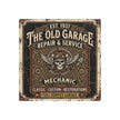 Mechanic - Vintage Mechanic Metal Sign — The Old Garage Repair & Service Wall Art - DCA0437