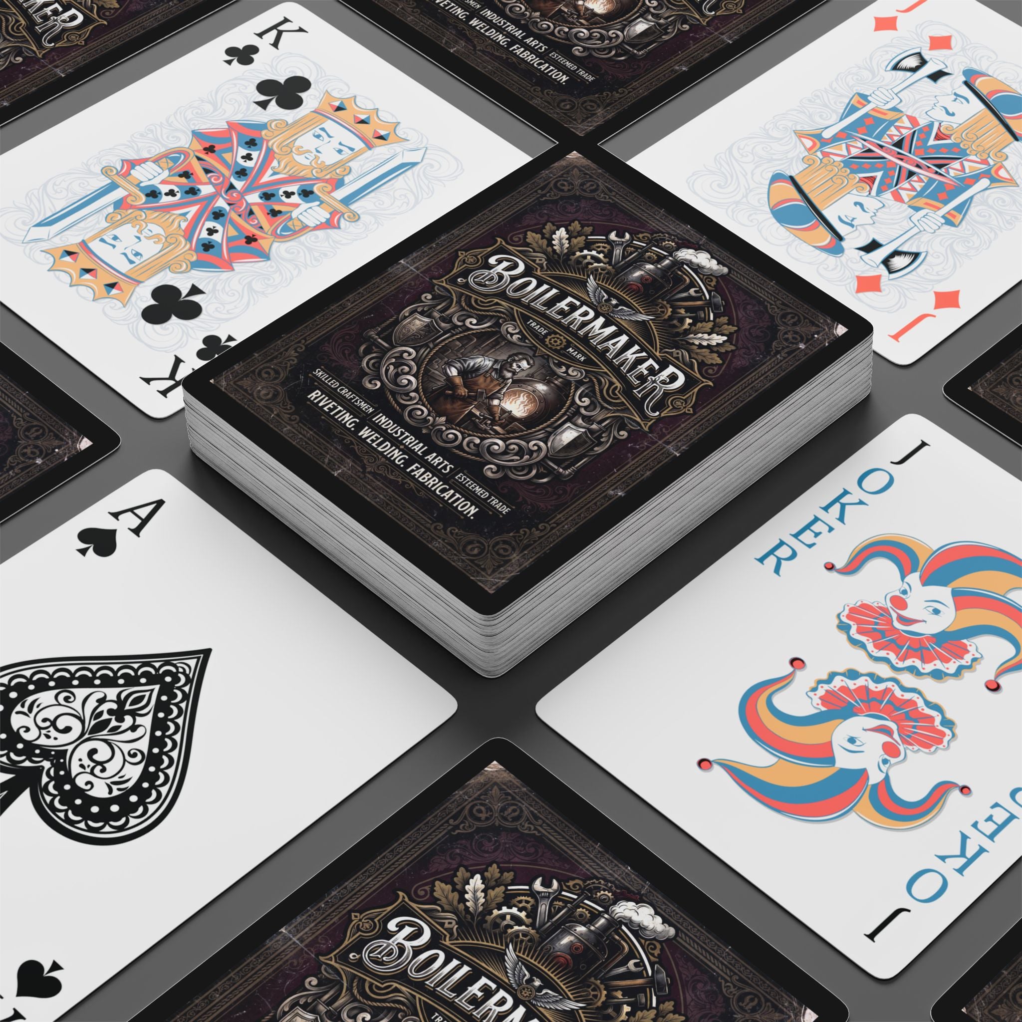 Boilermaker Vintage Industrial Poker Playing Cards — DCA0352